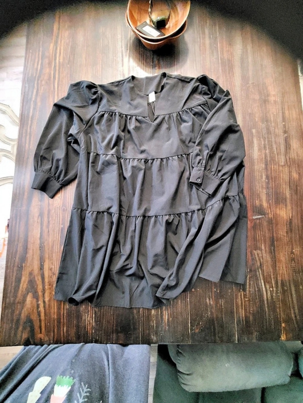 Black Mini Dress Baby Doll Plus Size 2x